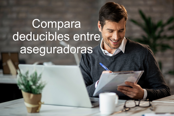 Compara deducibles entre aseguradoras para Uber y DiDi